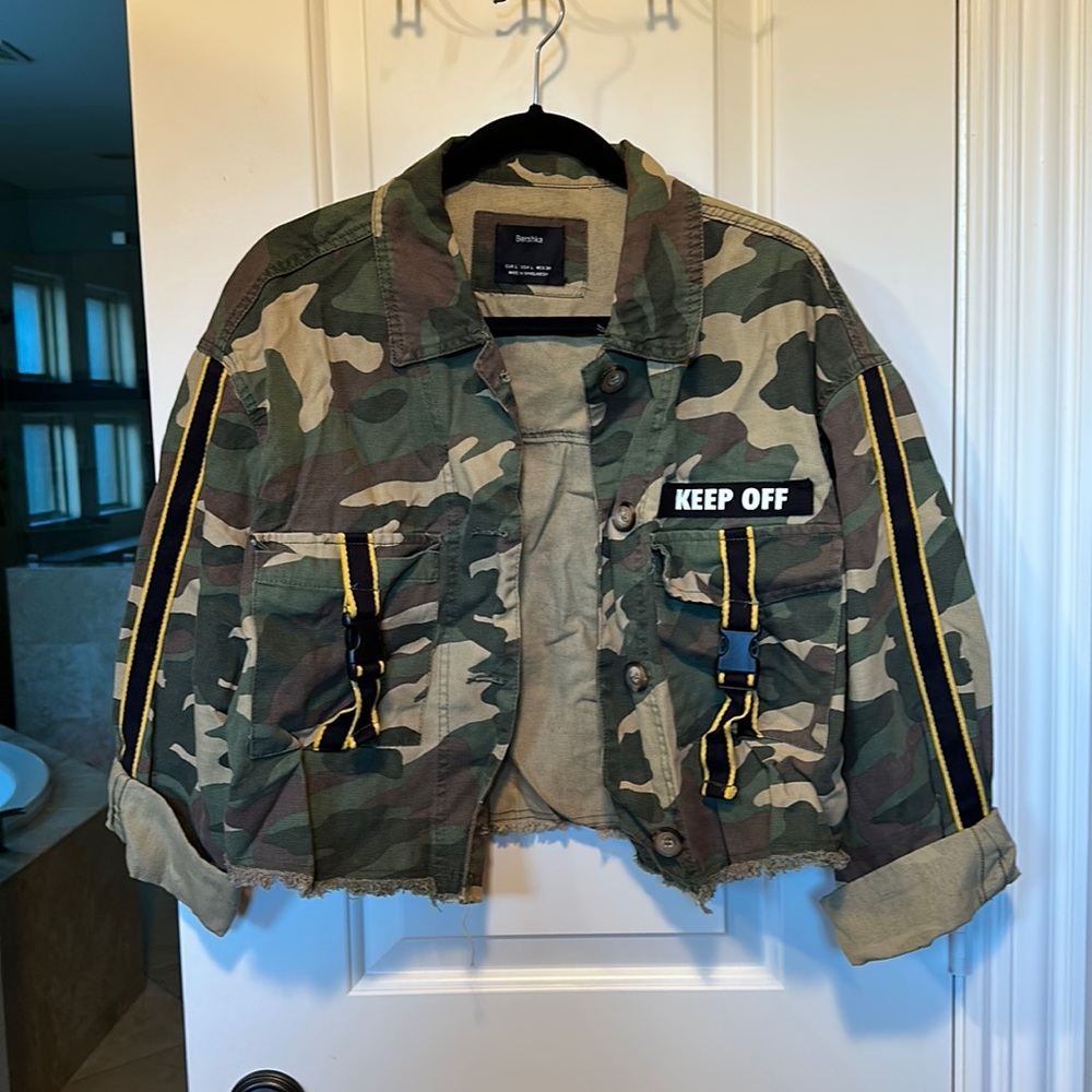 Cropped Military Jacket